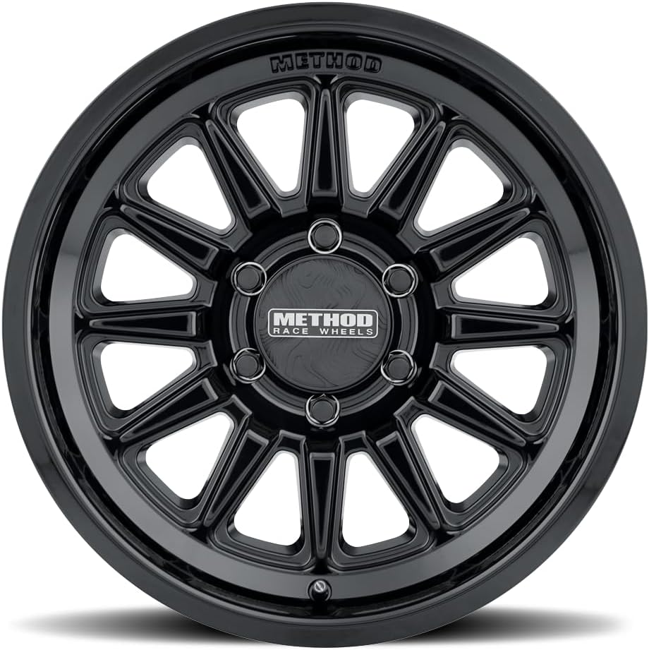 Method Race Wheels MR323, 17x8.5, +25mm Offset, 6x5.5, 106.25mm Centerbore, Gloss Black