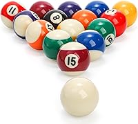 Vista 5 de TOPZEA Juego de bolas de billar tamaño pequeño, juego de bolas de billar de 1-1/2 pulgadas, juego completo de 16 bolas con estante para billar