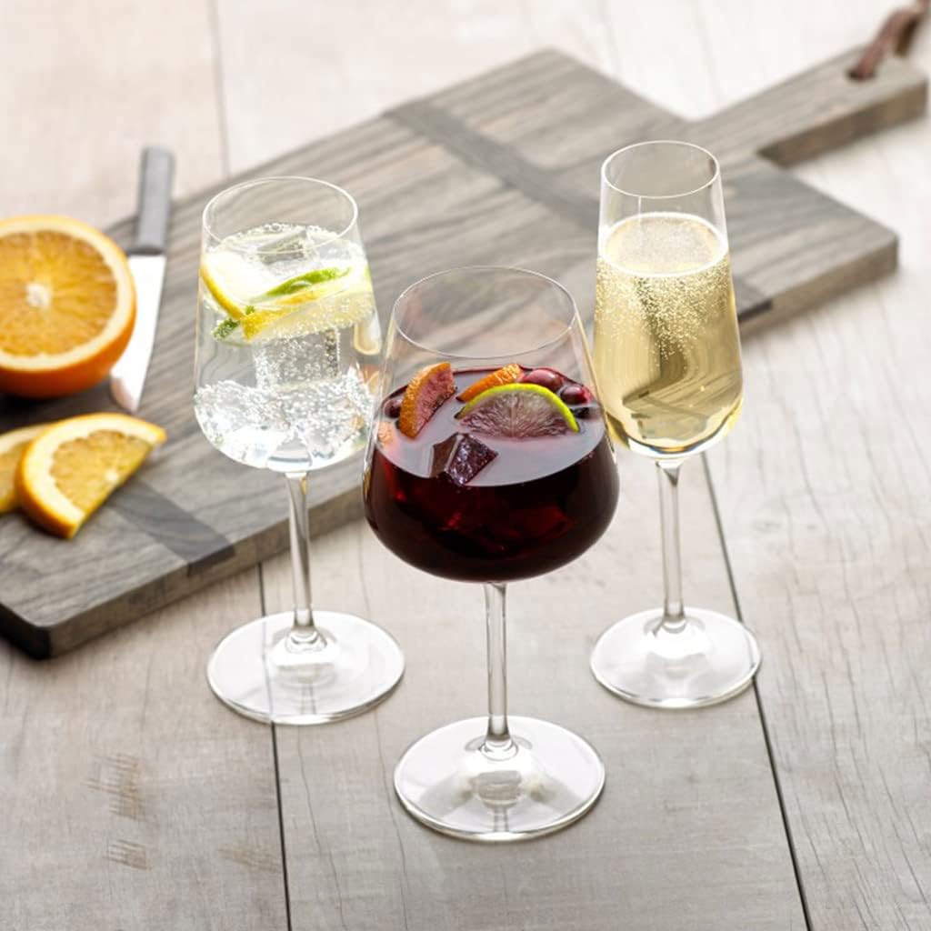 Villeroy & Boch Ovid Collection Red Wine Glass, 4-piece Set, Crystal Glass, 20 oz Capacity