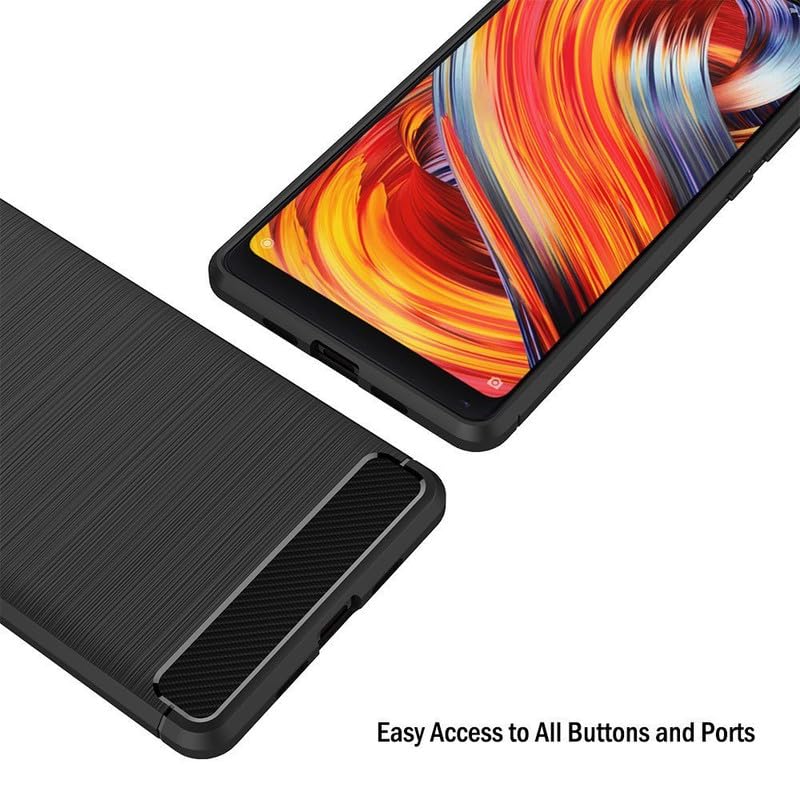 Image of ELICA Shockproof Perfect Fitting Rubber Hybrid Edge to Edge Side Protector for Xiaomi Mi Mix 2 - Black
