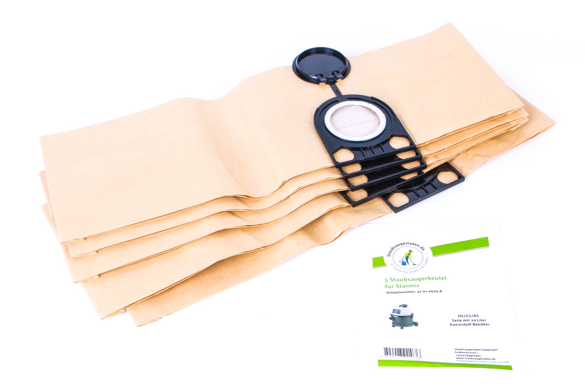 5 Sacchetti in Microfibra per aspirapolvere Starmix IS ARD-1425 EWSR