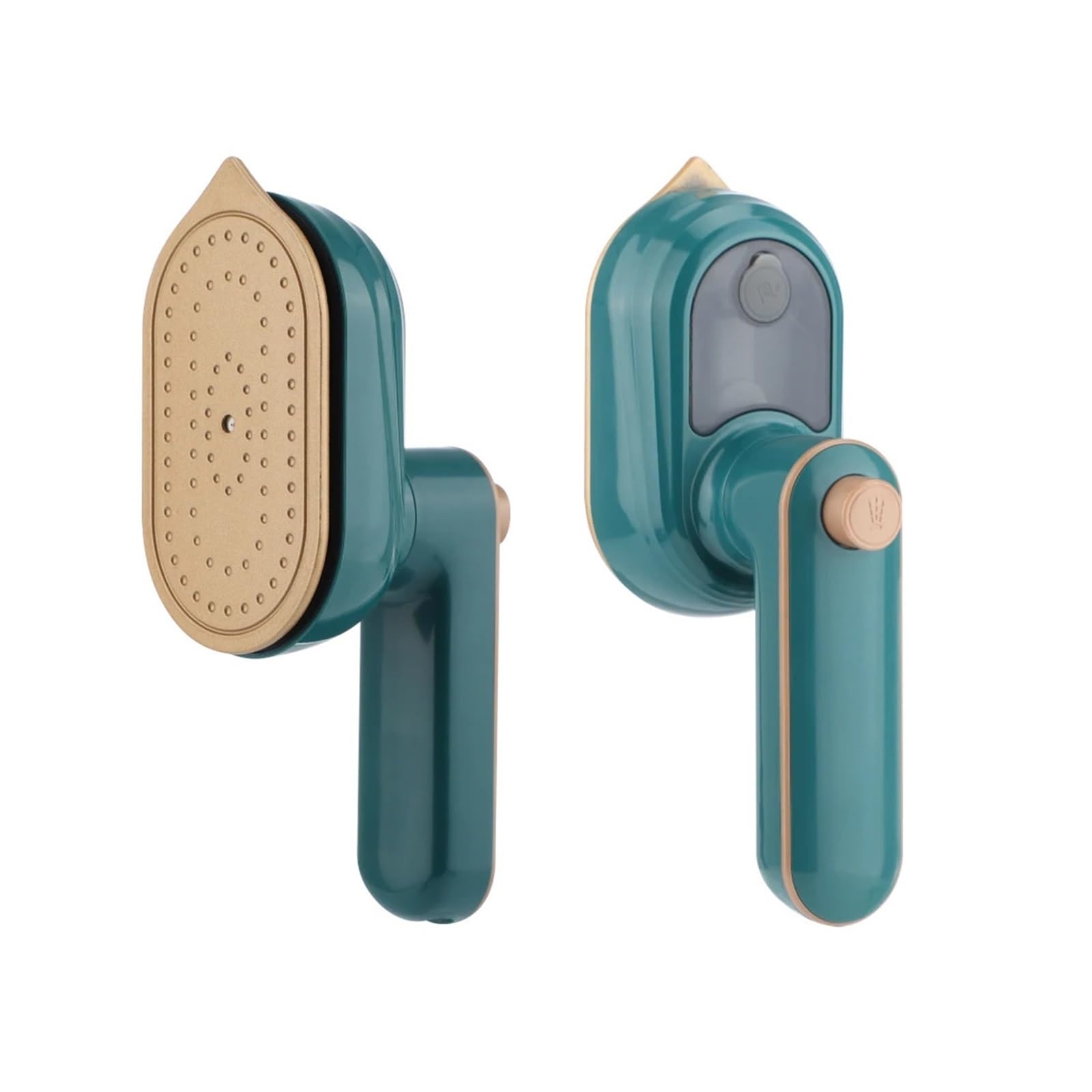 Tragbares Bügeleisen Handheld Tragbar für Zuhause, Büro und Reisen(Green)