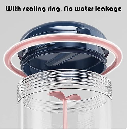 Miniatura 2 de MURRI&MURRDI Estuche de baño para dentaduras con espejo y cesta colador, contenedor de remojo para retenedor y protector bucal, taza limpiadora para