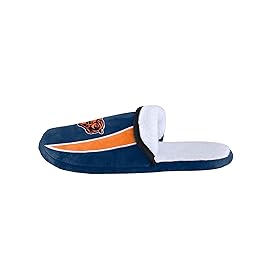 FOCO Chicago Bears NFL Mens Sherpa Slide Slippers - M