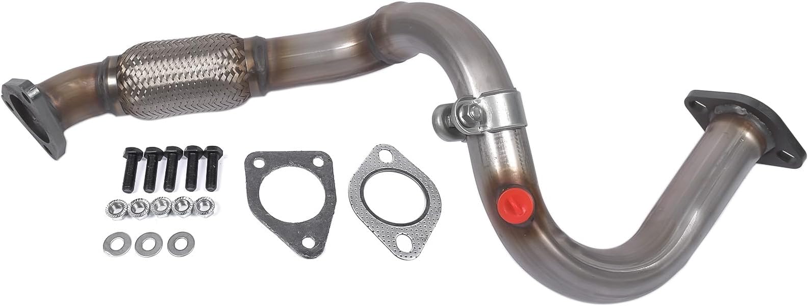 Amazon.com: Woosphy Front Flex Pipe T304 Stainless Steel Replacement