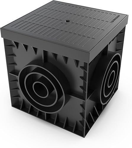 Miniatura 1 de Vodaland - Paquete de rejilla cerrada de 12 x 12 pulgadas con cesta de escombros y particiones incluidas