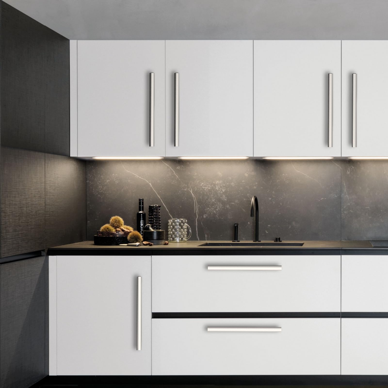 Franklin Laiton Nickel Satiné 12,7 Cm Francisco De Cuisine Ou Meubles