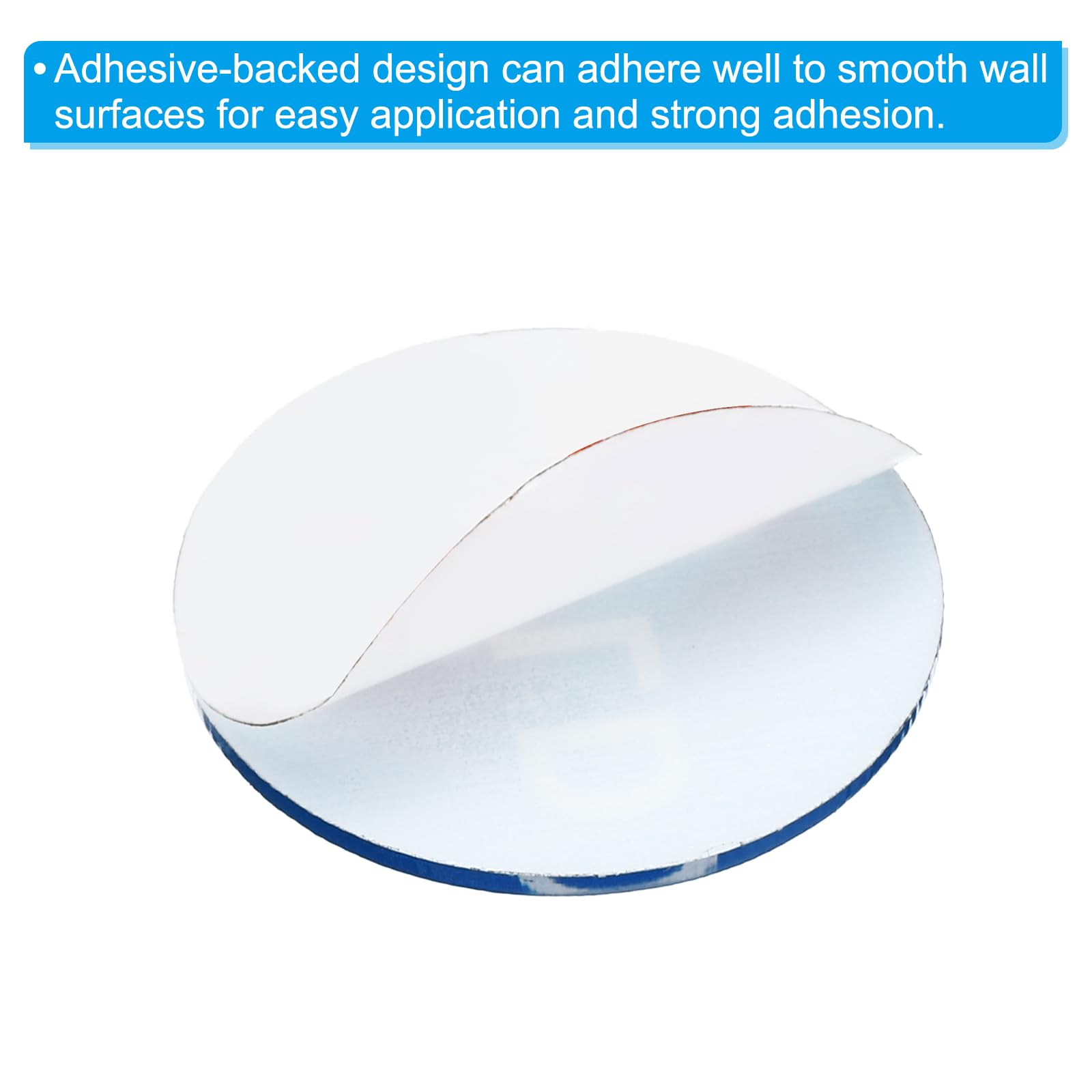 PATIKIL Self Stick Hot/Cold Water Label, 6 works/12 Pack Acrylic Round Shape Sticker Signs for Faucets Sinks Red/Blue - Image 4