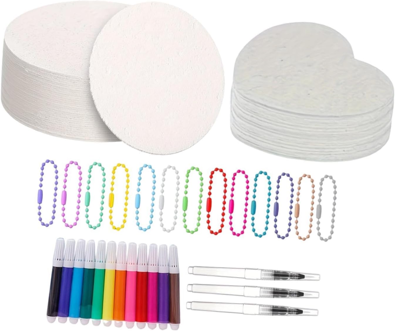 Qianly Foam Texture Painting Kit Drawing DIY Art Set Including Foam Texture Paper for Children