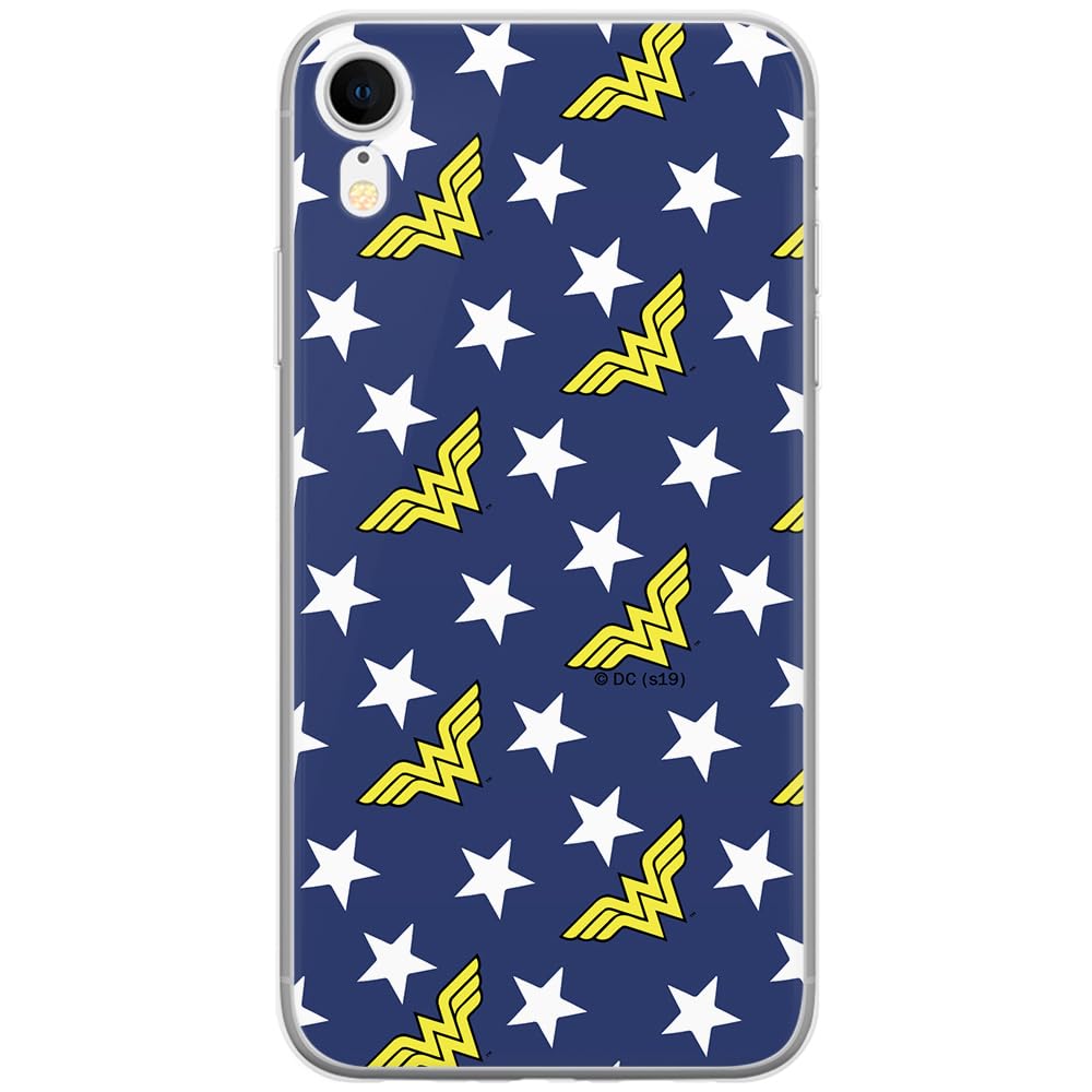 ERT GROUP Mobile Phone case for Apple iPhone XR Original and Officially Licensed DC Pattern Wonder Woman 007 optimally adapted to The Shape of The Mobile Phone, case Made of TPU
