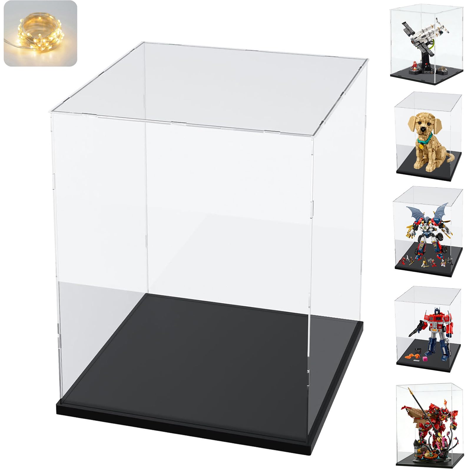 Amazon.com: 3mm Clear Acrylic Display Case Box for Lego 11389