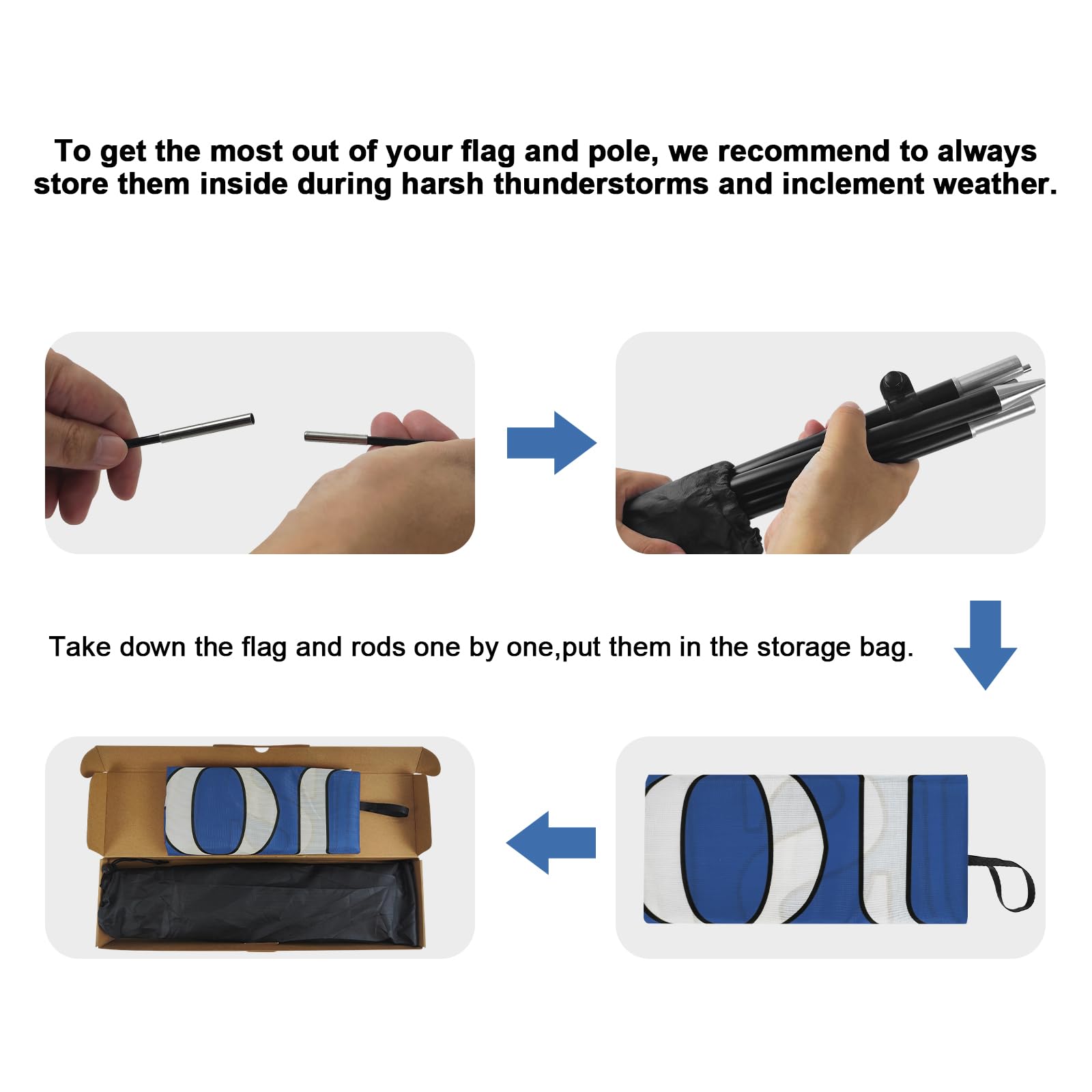 Bandera de plumas de peluquería con kit de mástil de bandera y estaca para el suelo, bandera sin viento de 8.2 pies para peluquería, letrero de negocios para publicidad al aire libre