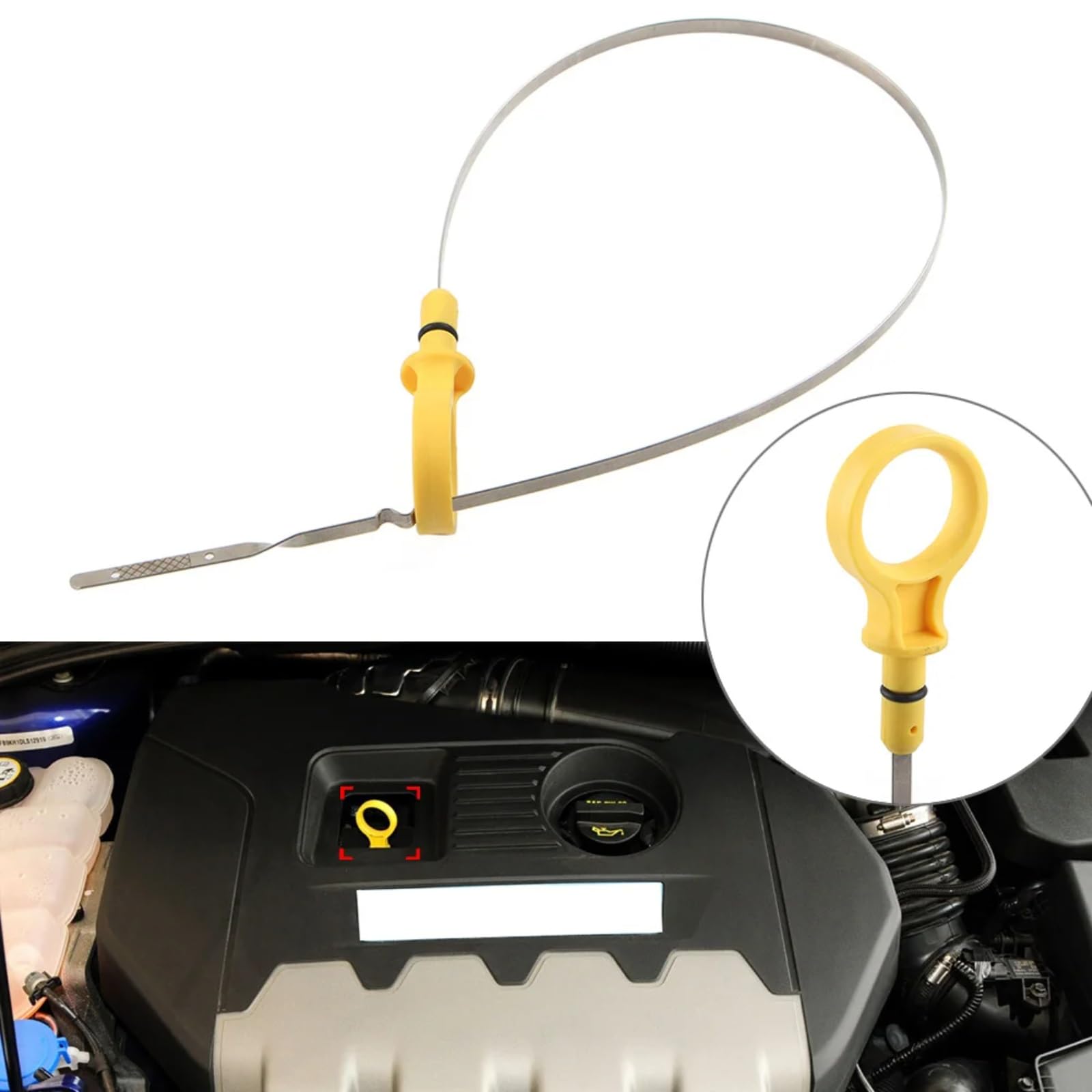 Asta di misurazione dell'olio Motore per Focus 2012-2017, Ricambio per Asta di Livello Olio Motore CM5E-6750-BB