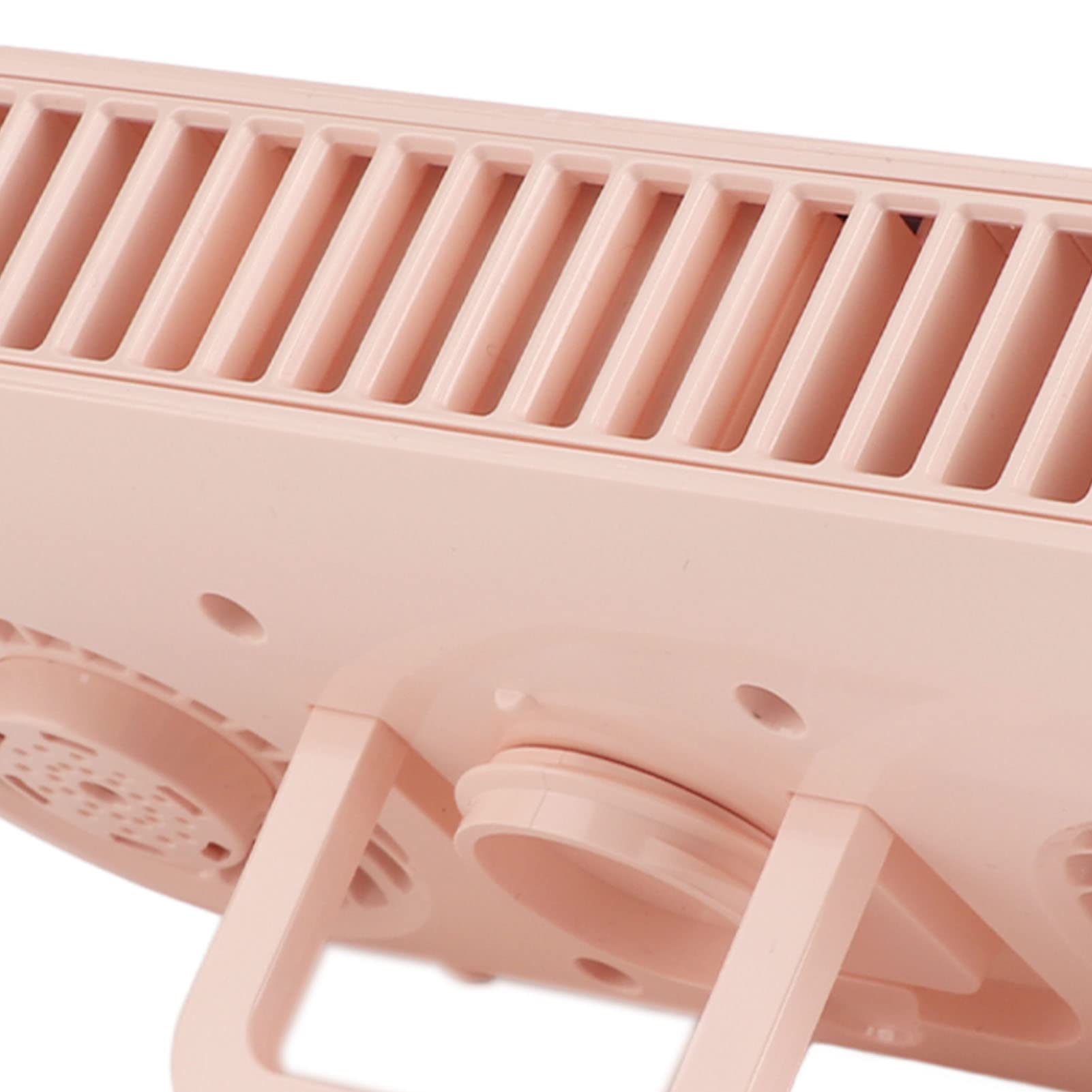 Mini ventilador de mano para cochecito, ventilador sin aspas recargable por USB con 4 niveles de velocidad, ventilador de refrigeración silencioso ajustable, soporte desmon