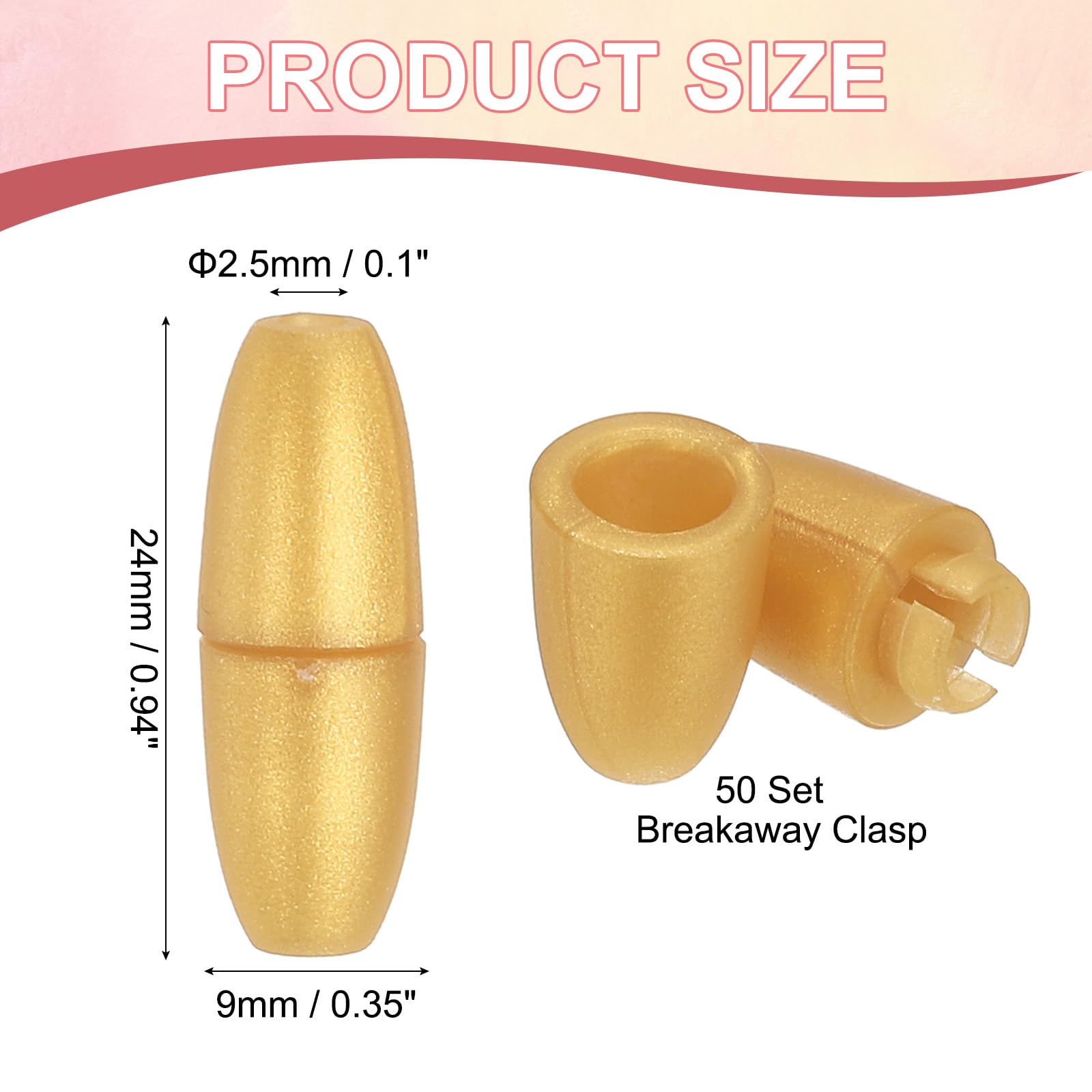 PATIKIL 24mm Breakaway Clasps - Image 2