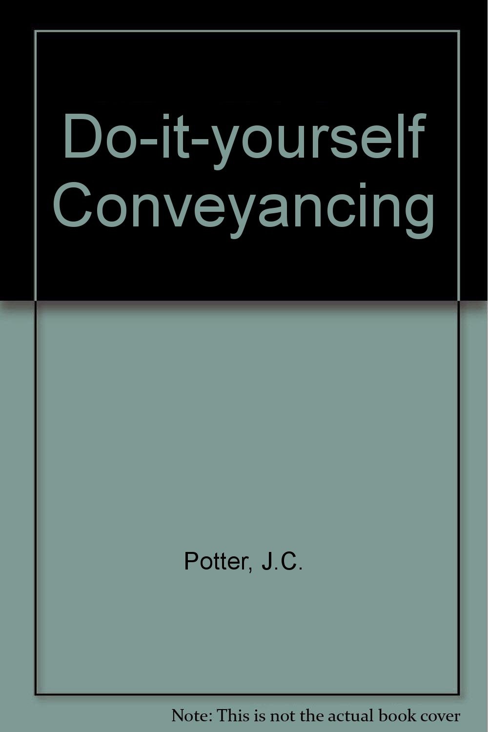 Doityourself Conveyancing Potter, Jim 9780907061953 Books