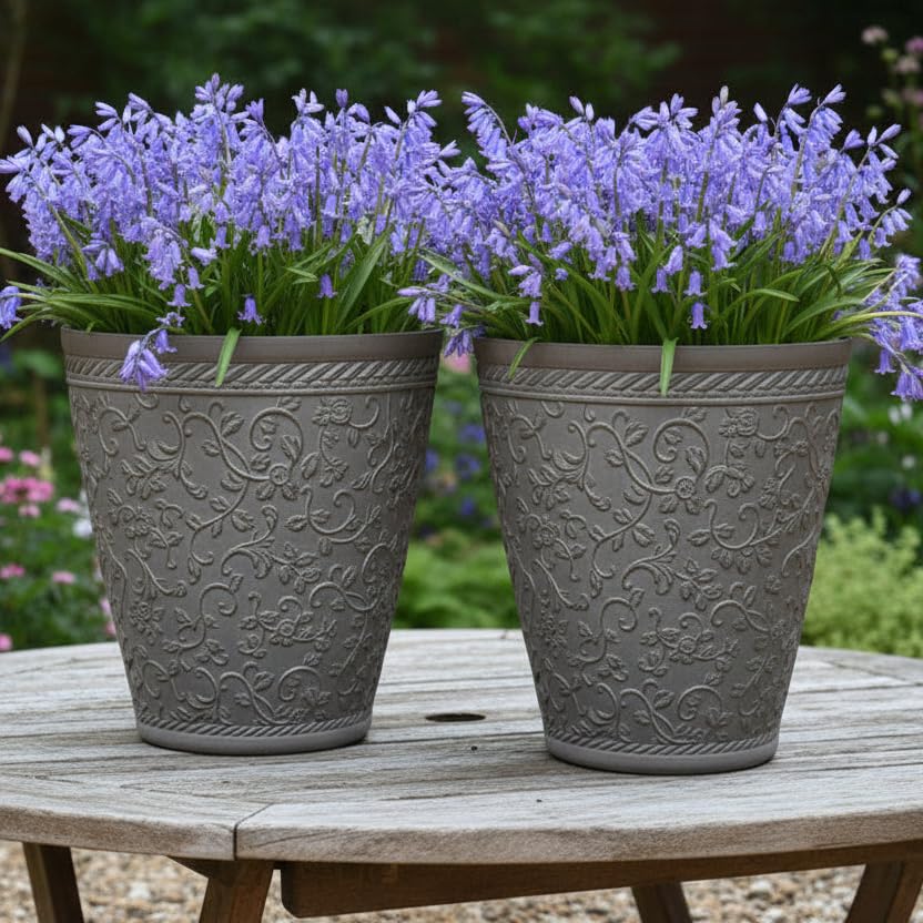 Marissa's Garden & Gift Blenheim Aged Colour Pots (Aged Taupe)