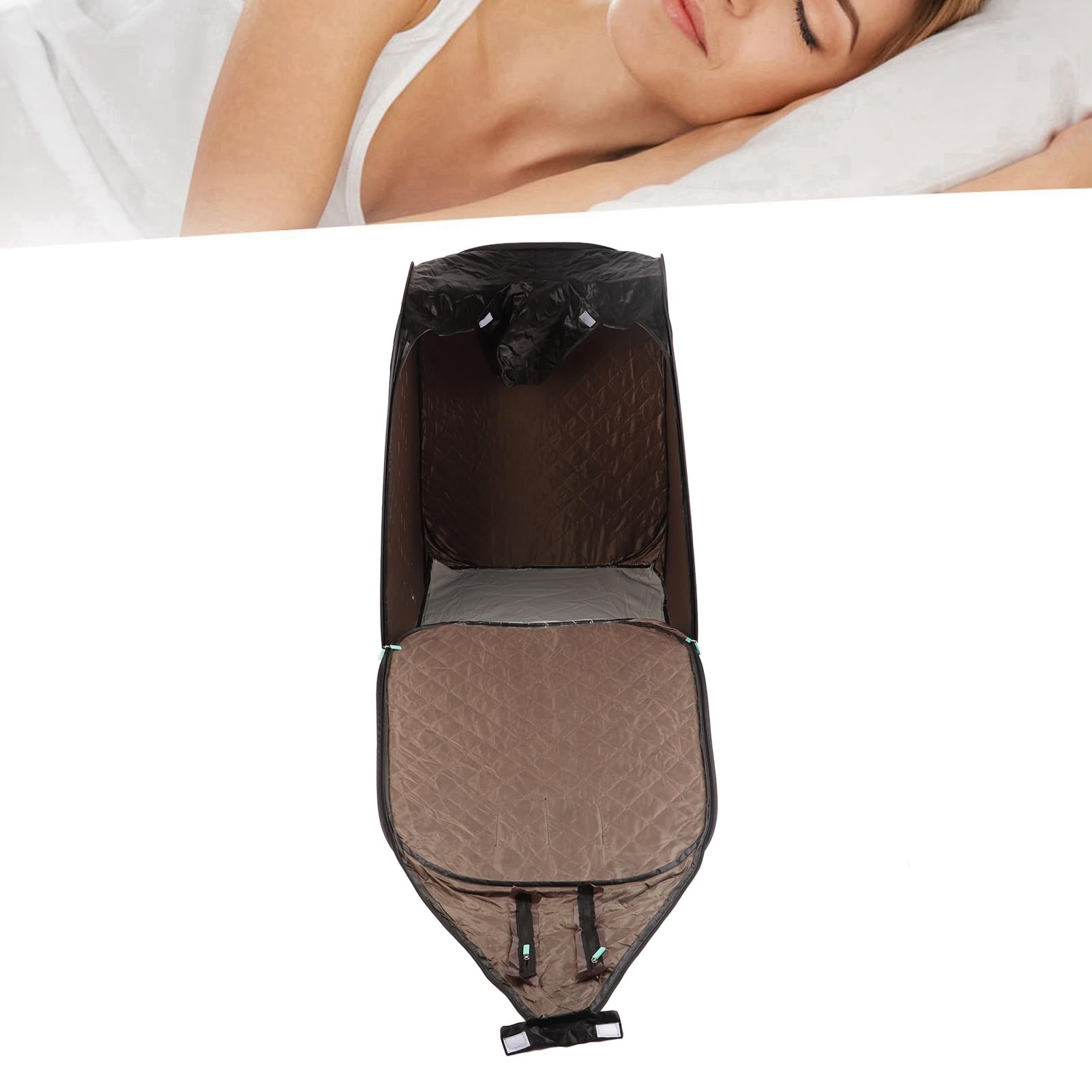 Sauna à Vapeur Portable pour la Maison | Boîte de Sauna protectrice pour la Relaxation/Perte de Poids/Nettoyage | Conception compacte et Pliable avec Sac de Rangement