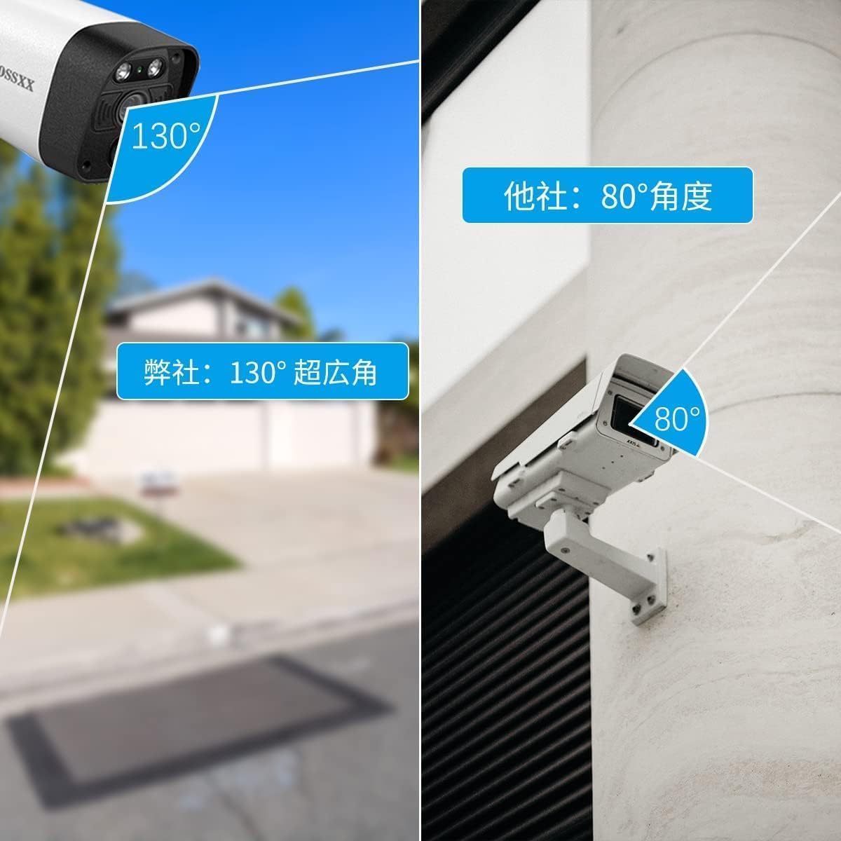 OOSSXX 4K 800万画素 防犯カメラセット 新品未開封品 Amazon.co.jp: 【最強翌日配送・4K800万画素録画機・AI人体検知・音声