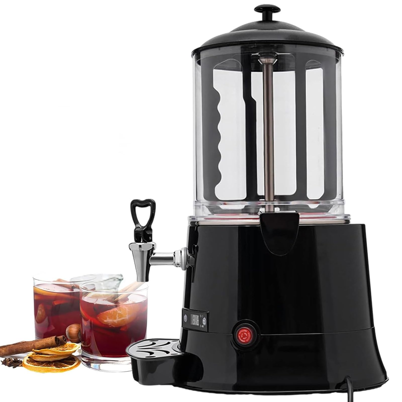 MYUYEE 10L Commercial Hot Chocolate Machine,400W Drinking Hot Chocolate Dispenser, For Milk, Soy Milk, Tea