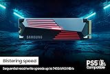 Samsung 990 PRO Heatsink SSD - 2TB - PCIe 4.0 NVMe M.2 Internal Solid State Drive - 5