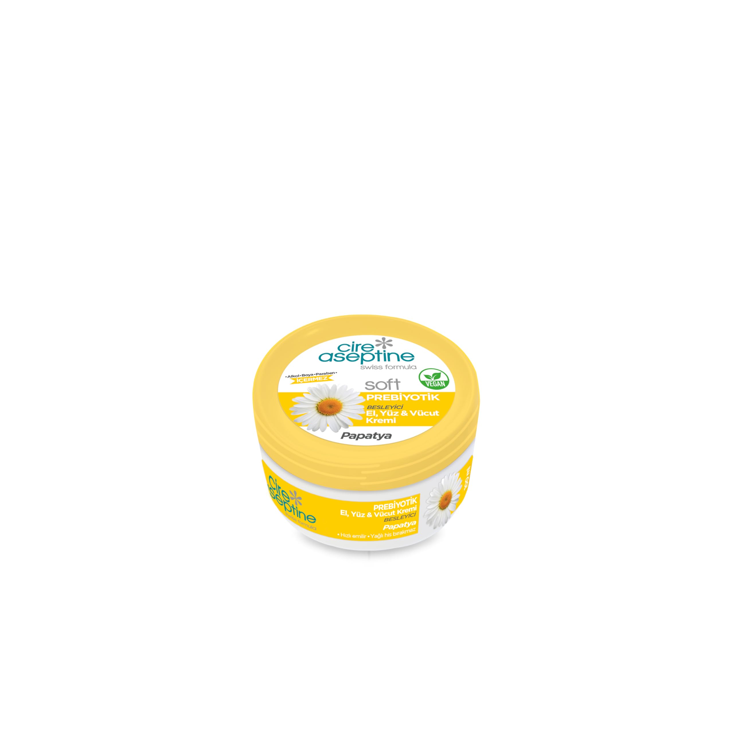 CİRE ASEPTİNE Soft Prebiyotik Papatya El, Yüz ve Vücut Kremi 100 ml