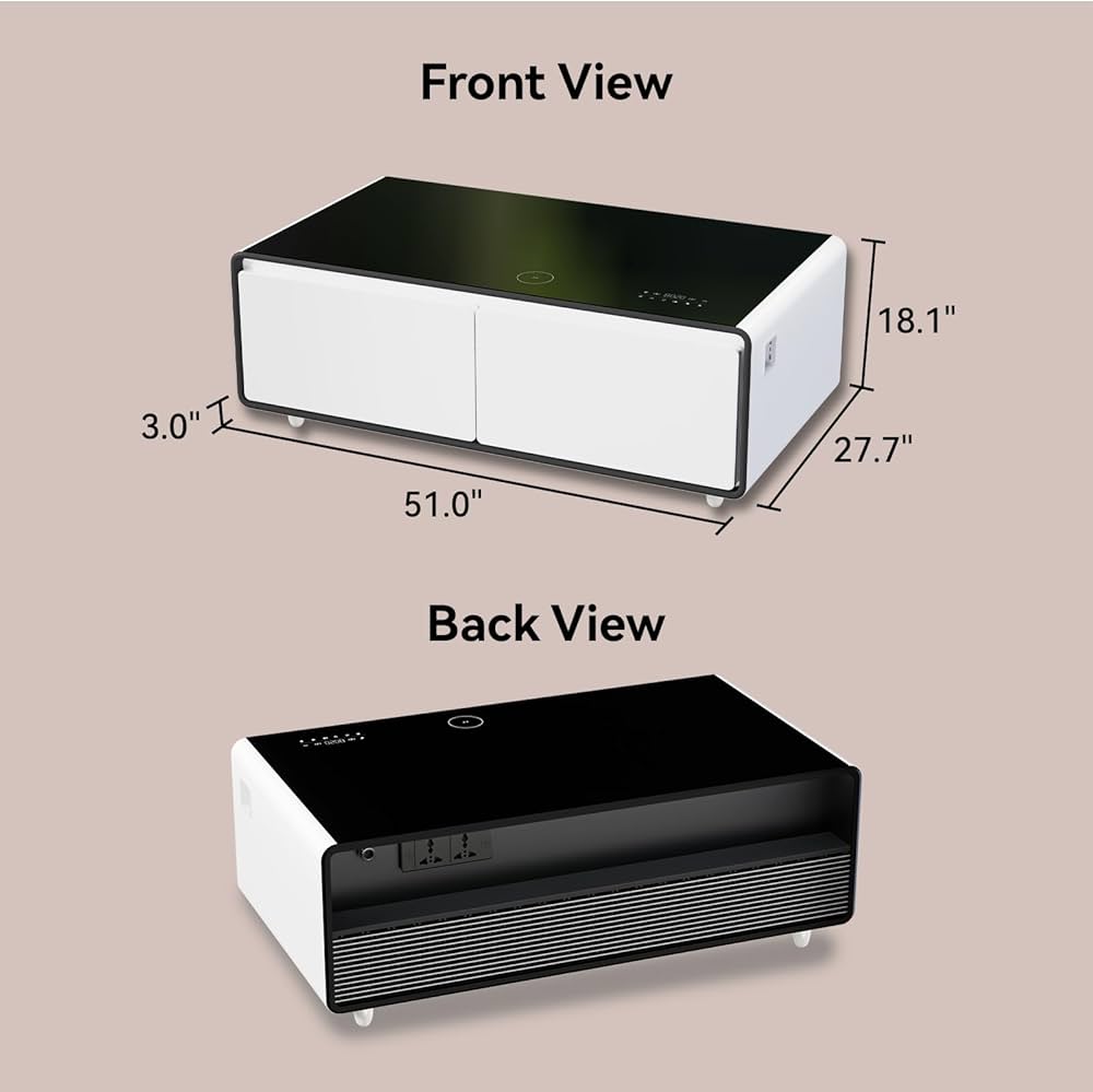 LIVTAB Smart Coffee Table, 27.8