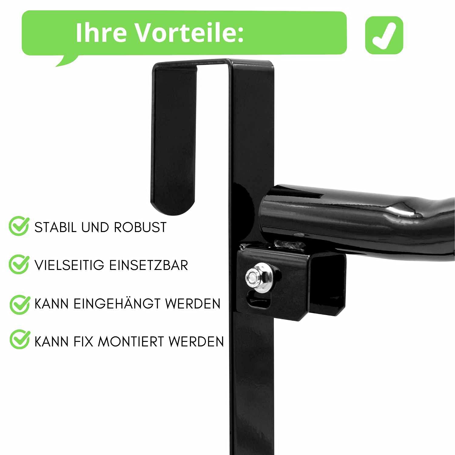 AMKA Sattelhalter klappbar für 2 Sattel aus Metall zum Einhängen