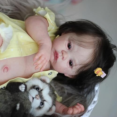 Miniatura 2 de Anano Baby Reborn Silicone 45 cm Reborn All Silicone Real Reborn Dolls Baby Realistic Doll with Pacifier