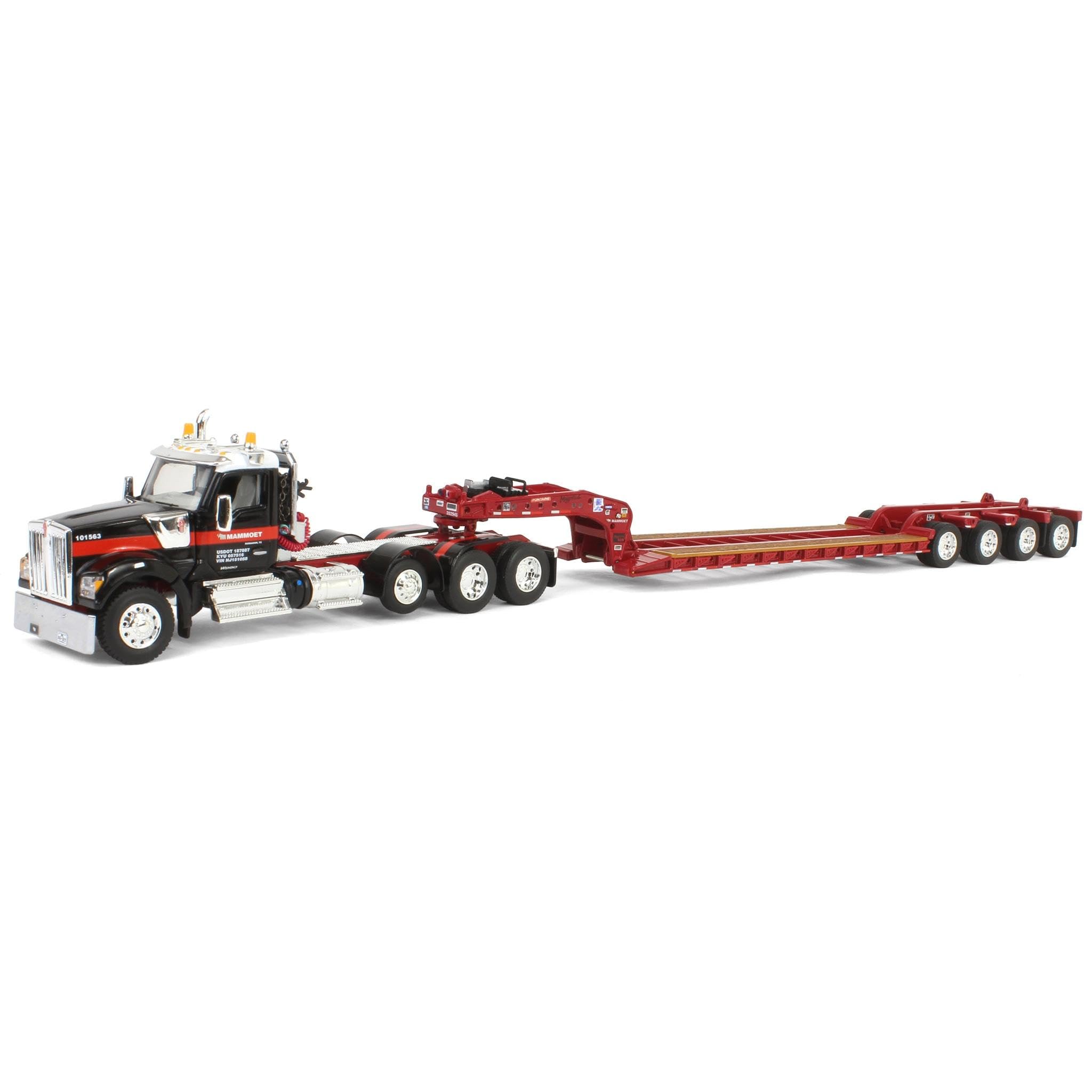 Amazon.com: First Gear DCP 1/64 Kenworth W990 with Tri-axle