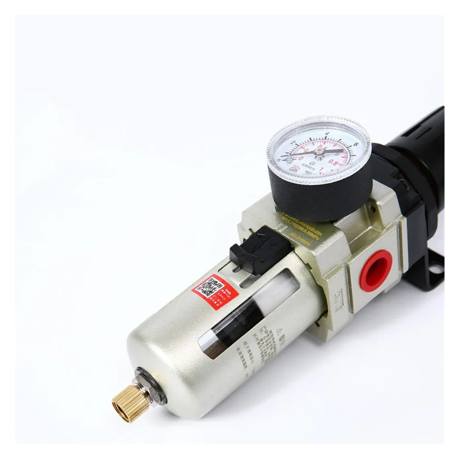 AW2000-02 AW3000-03 AW4000-04 regulator filtra oleju i wody pneumatyczny regulator ciśnienia sprężarka (włókno AW2000-02)