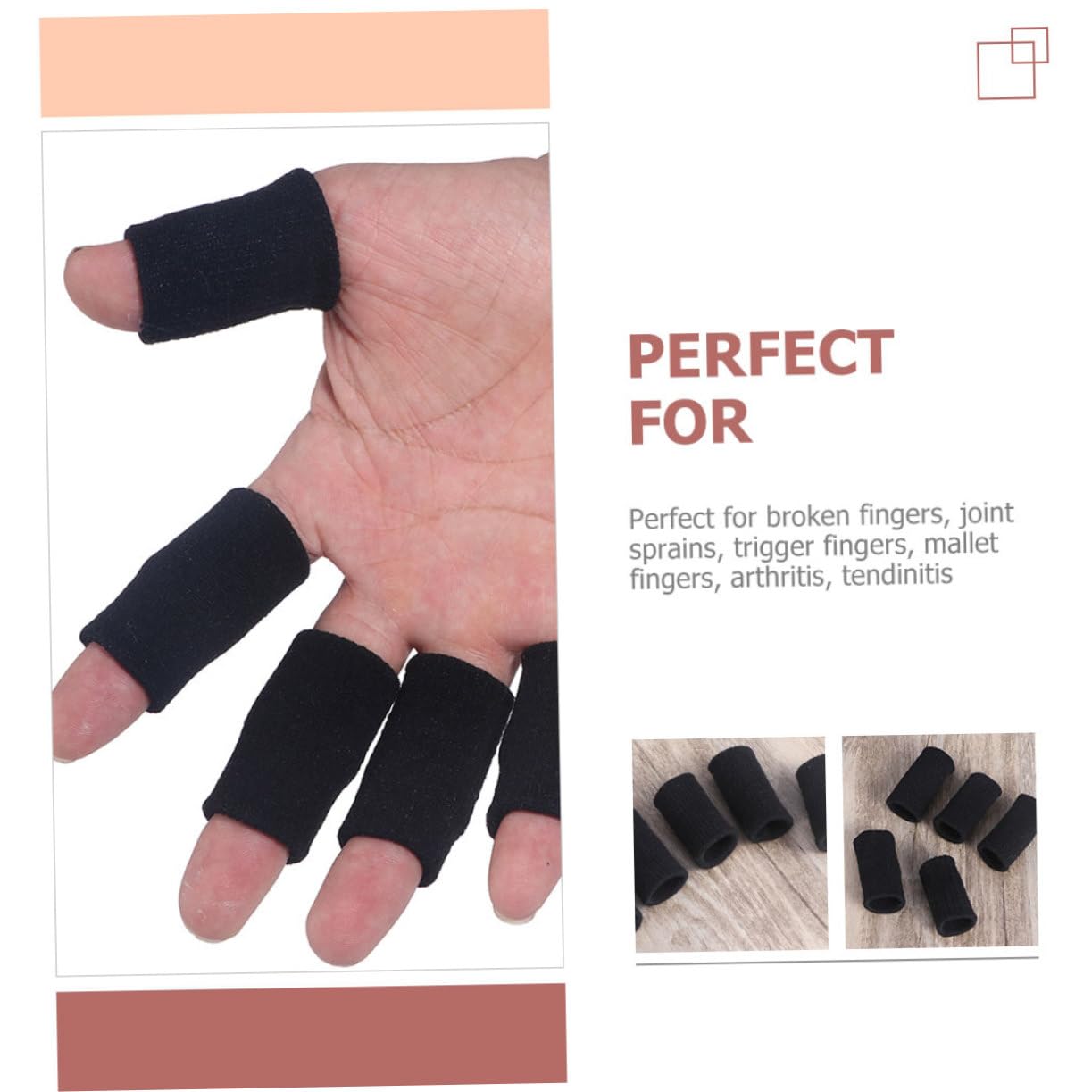FOMIYES 30pcs Protector Sports Holder Protective Cover Brace Nonslip Cover