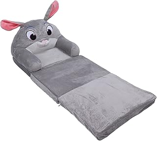 Foldable Childrens Sofa Bed Easy to Breathable Cute Shape Childrens Sofa Bed for Childrens Bedroom (3 Layers)