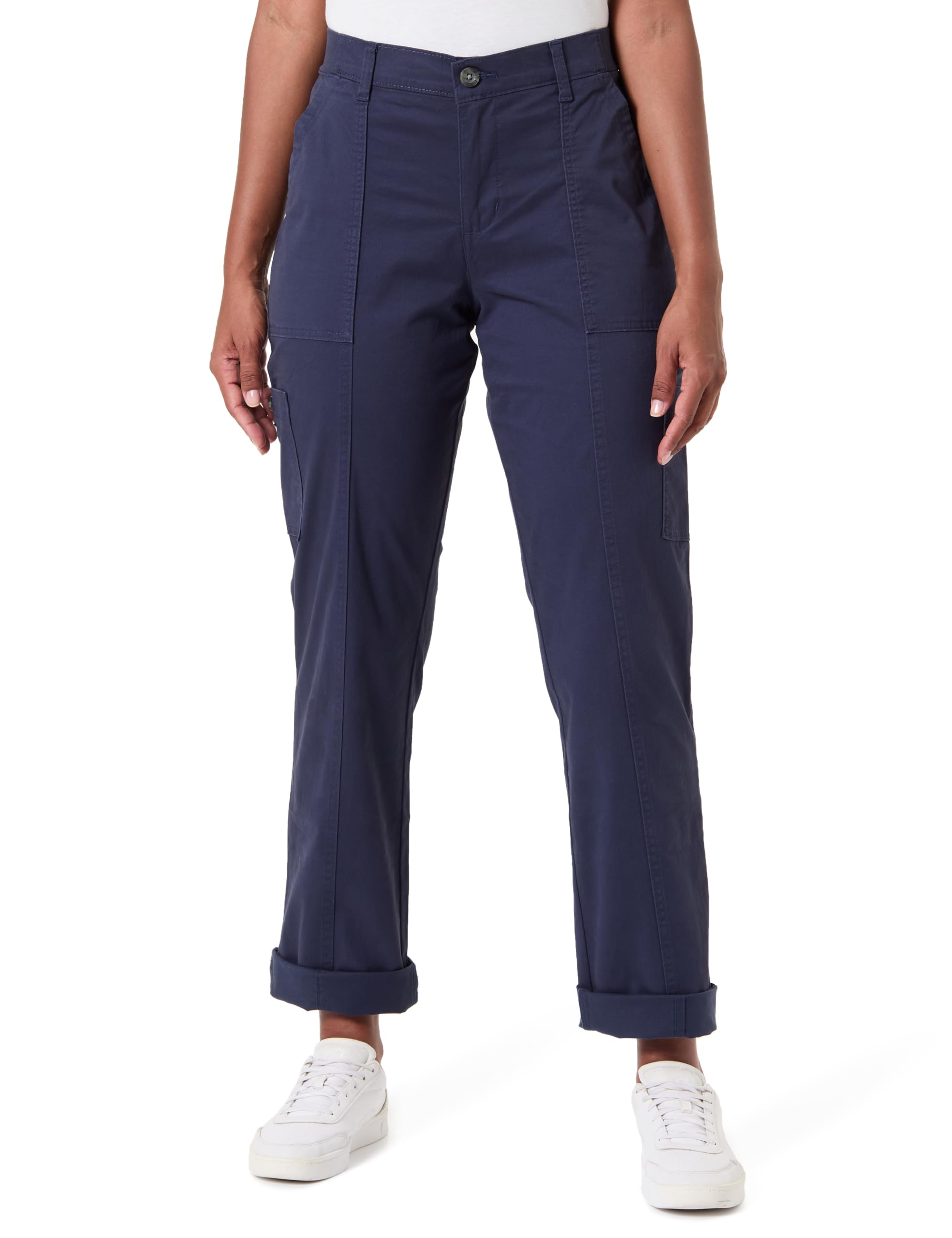 Lee Ultra Lux Comfort con pantalón utilitario Flex-to-Go para Mujer, Color índigo, Índigo (Mood Indigo), 16 US