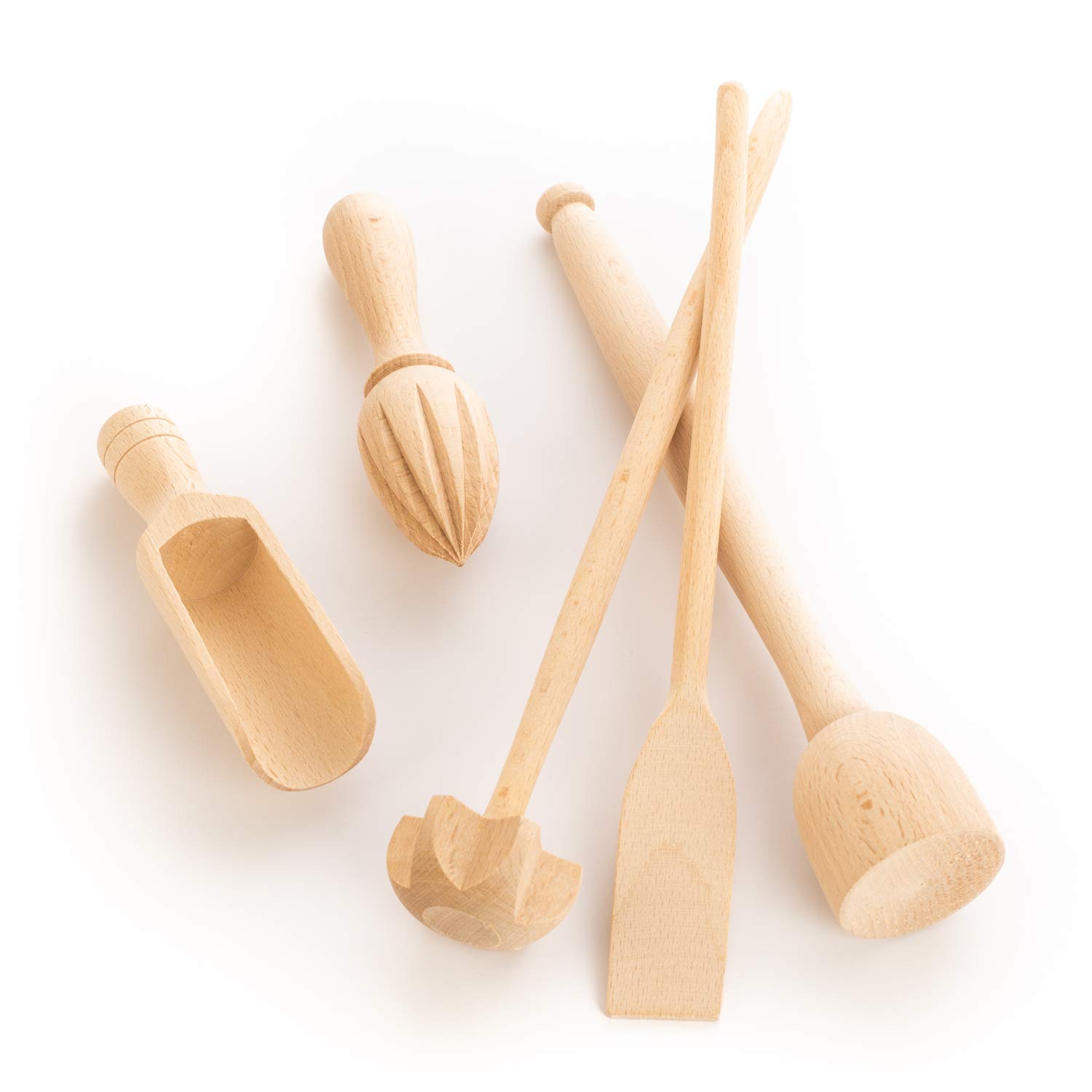 Image secondaire de Set d'Ustensiles de Cuisine en Bois de Hêtre - Tuuli Kitchen