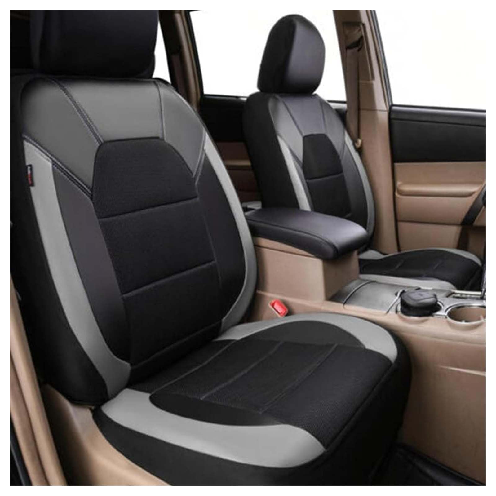 Coprisedili Anteriori Per Fiat Punto II (188) 1999-2007 – Tessuto Traspirante, Attivazione Airbag Laterale, Anti-usura E Facili Da Montare