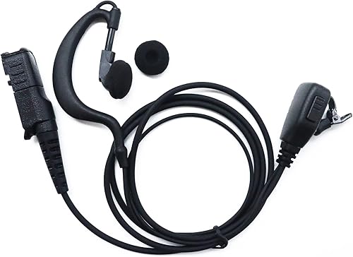 Miniatura 2 de Motorola XPR 3500e Auricular con micrófonoPTT, compatible con Motorola XPR 3300e 3500 3300 para Walkie Talkie Forma G Auriculares para radio