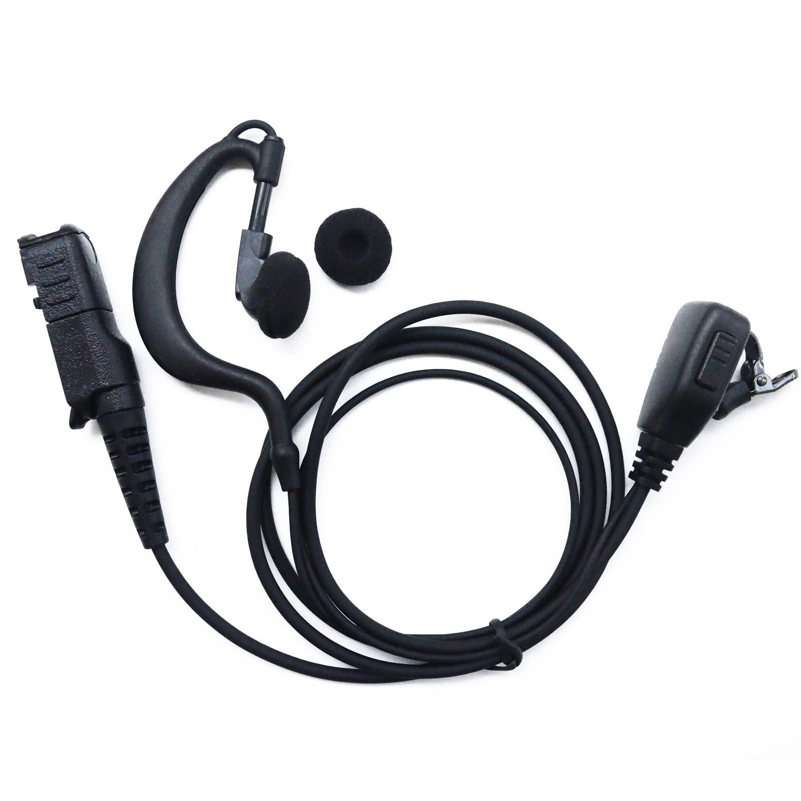 Retevis EAM003 Casque De Surveillance Avec Microphone Pour Talkie-Walkie Motorola - Son Clair Et Discret