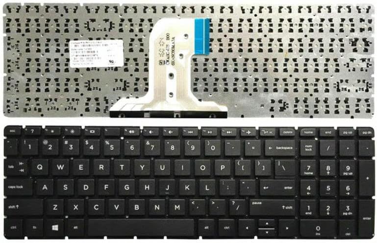 wangpeng® New Black US Laptop Keyboard for HP 15-ba087cl 15-ba097cl 15-ba037cl 15-ba077cl Notebook Keyboard