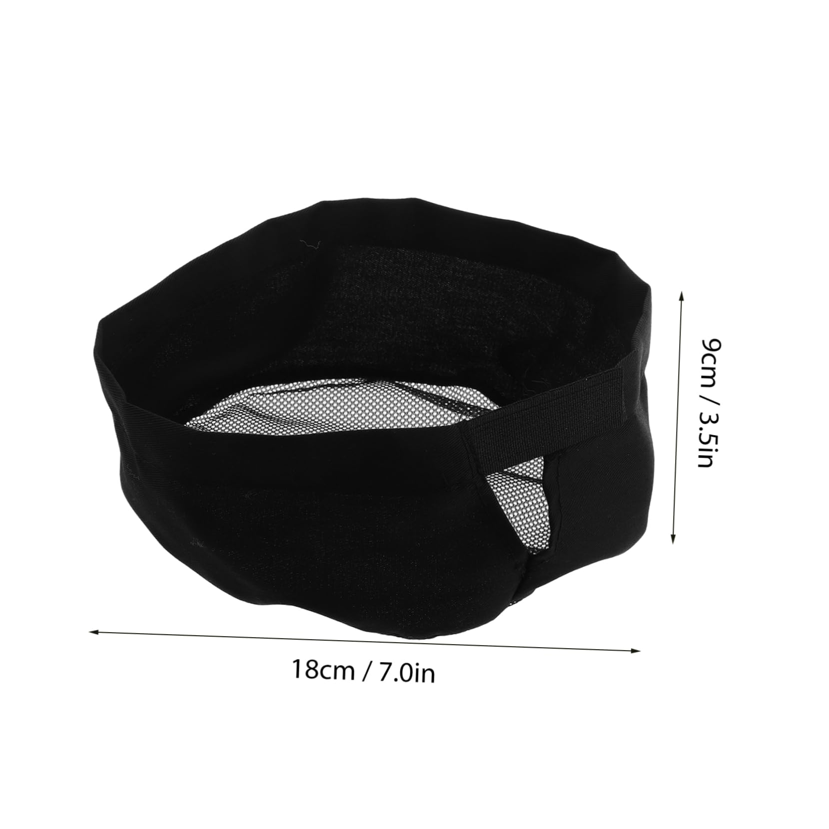 BESTYASH Unisex Chef Hat for Kitchen and Catering Blend Comfortable Fit for Professional Use for Hotels and Restaurants Design Black