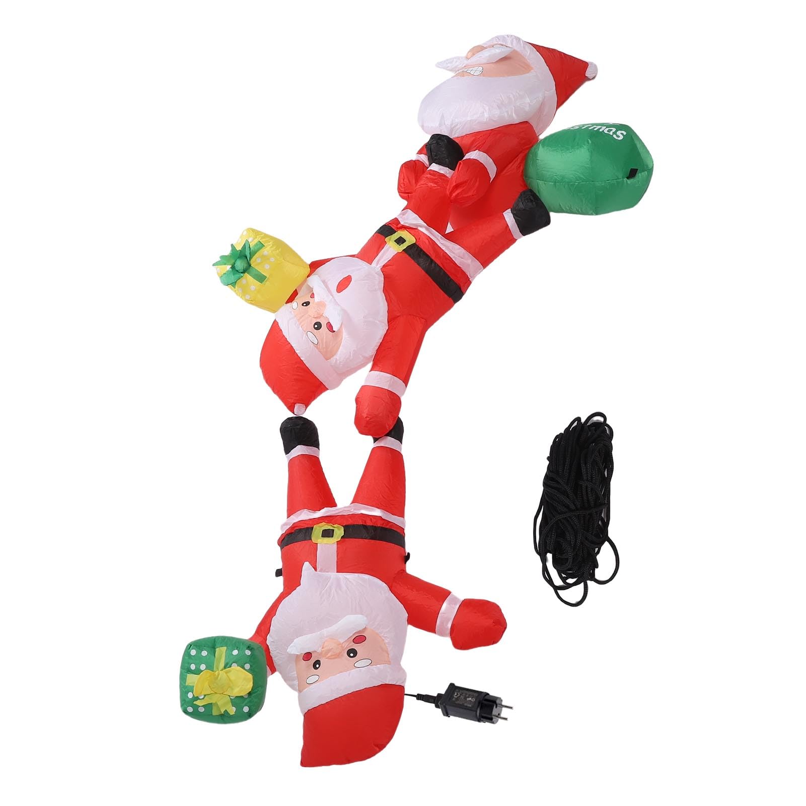 WINH Nadmuchiwany Ojciec Wspinaczkowy, Ojciec, IP44 Dowód Wodny Nadmuchiwany Xmas do Dekoracji ściany (wtyczka UE 220-240v)
