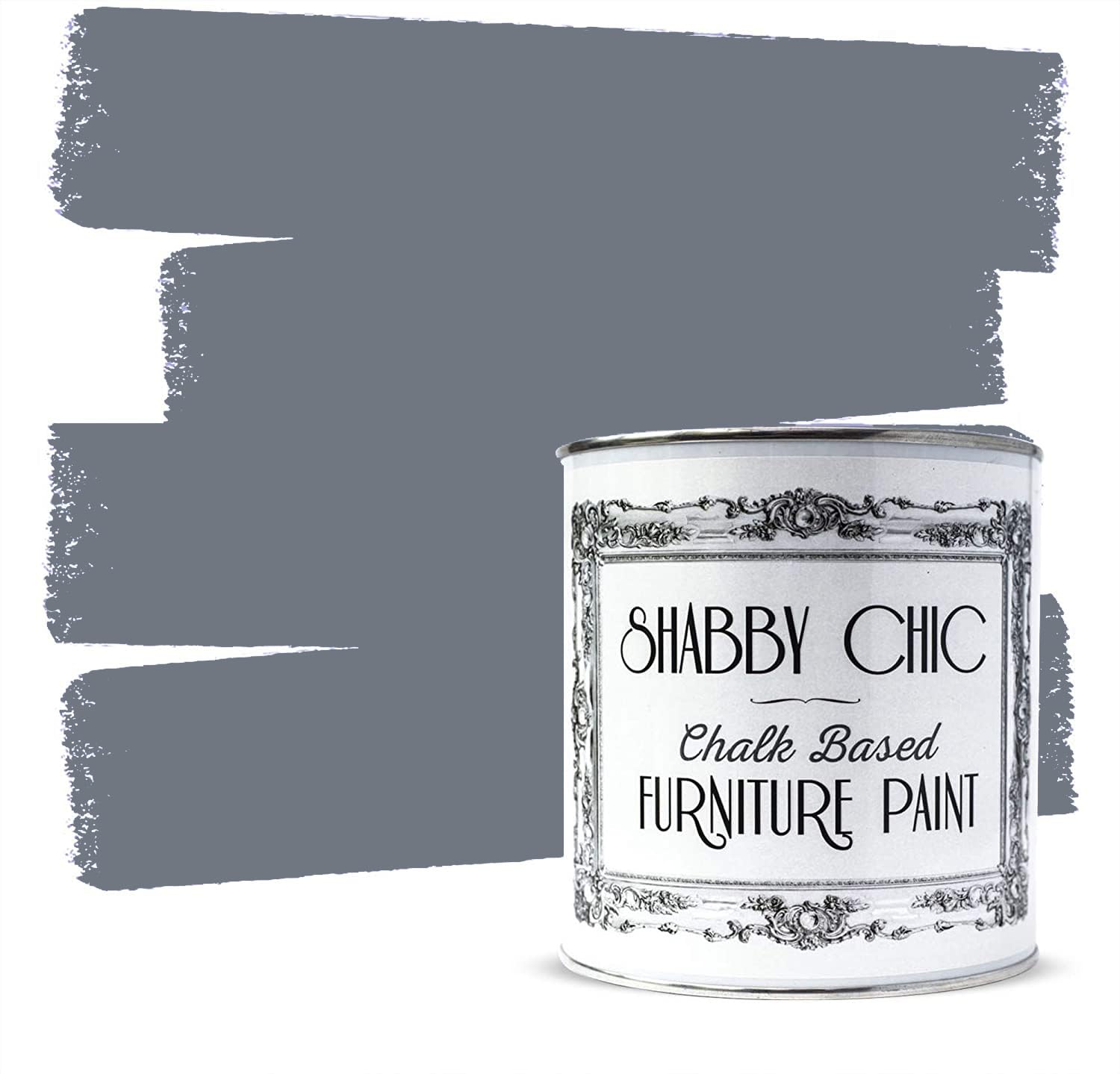 Shabby Chic Chalk Based Furniture Paint, Pebble Grey - 250 ml | Distressed Matt Finish for Furniture, Home Decor or DIY Projects | Interior & Exterior | Non-Sand, Suitable for Wood, Plastic & Metal