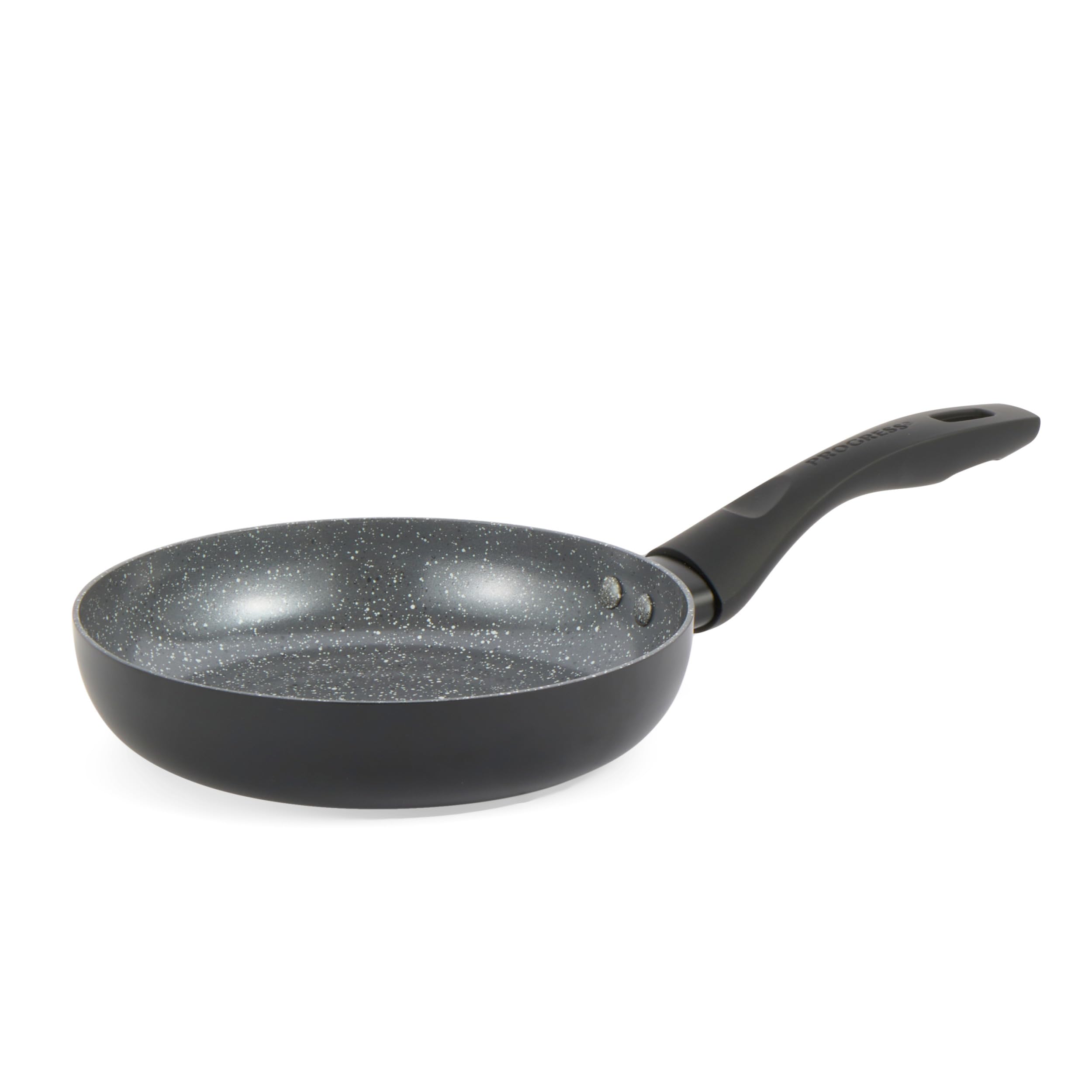 PROGRESS COMBO-8961 - Juego de 3 sartenes de cerámica de mármol, sartenes de 20/24/28 cm, revestimiento antiadherente de cerámica saludable, para tortillas/huevos, sin PFA, apto para placa de