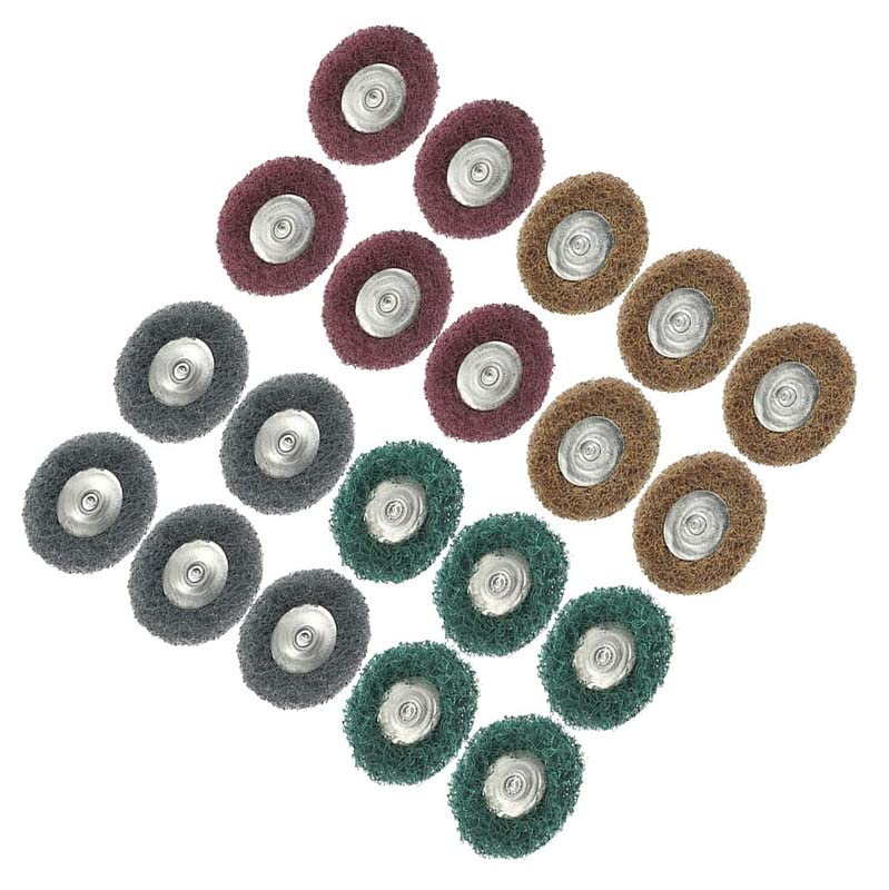 DIY Crafts Pack Of 60 Pcs, Multi Colour, Pack Of 60 Pcs, Polishing Wheel Buffing Pad Brush Jewelry Metal Micro-Electronic Accessories Rotary Tools N(Pack Of 60 Pcs, Multi Colour) 1