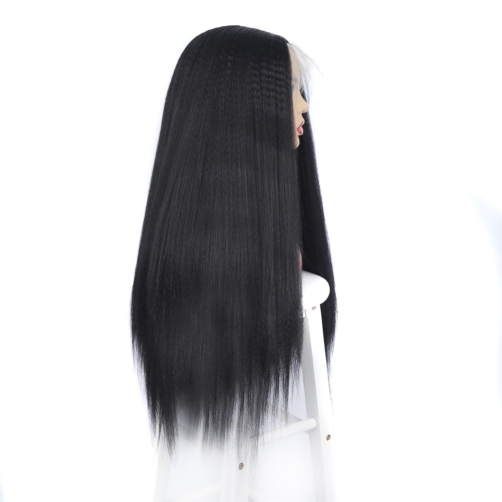 Codzienna peruka do włosów dla kobiet Slightly Curved Lace Fluffy Long Wig Headband For Commuting Party Styling do użytku na imprezę przebranie na karnawał