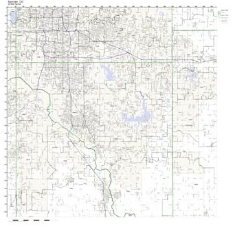 Norman, OK ZIP Code Map Laminated: Amazon.com: Office Products