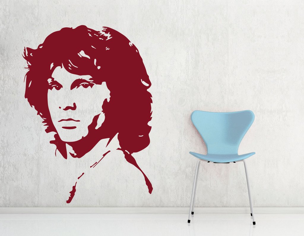 DECOR Kafe Home Decor Jim Morrison Wall Sticker, Wall Sticker for Bedroom, Wall Art, Wall Poster (PVC Vinyl, 66 X 91 cm) (B016KNERK4) Amazon Price History, Amazon Price Tracker