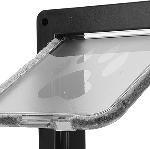 Miniatura 7 de Jiawu Cat Door, 4 Way Locking Cat Flap for Interior Exterior Doors, Reinforced ABS Frame Pet Door for Cats & Doggy, Allows Convenient Movement