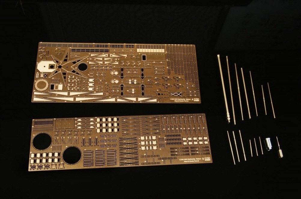 MK.1 Design 1:200 HMS Nelson MAST & Radar Detail-up Set for Trumpeter