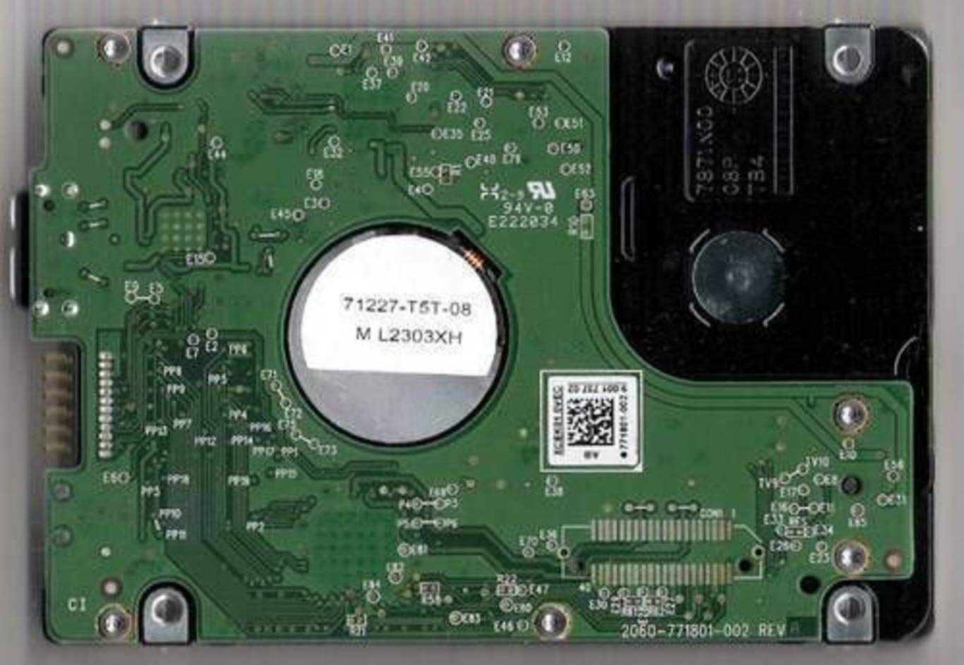 PCB Controller board 2060-771801-002 WD7500BMVW-11S5XS0